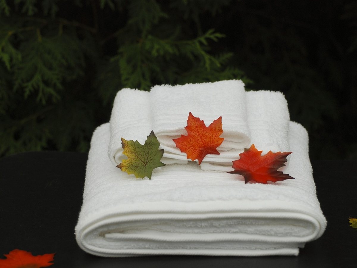 Linge de spa et fleurs pour un modelage relaxant